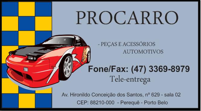 Logo da empresa PROCARRO PEÇAS E ACESSÓRIOS AUTOMOTIVOS