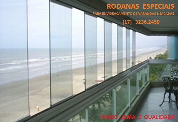 ROLDANAS PARA ENVIDRAÇAMENTO DE VARANDAS E SACADAS