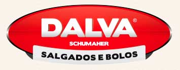 Logo da empresa Dalva Salgados e Bolos